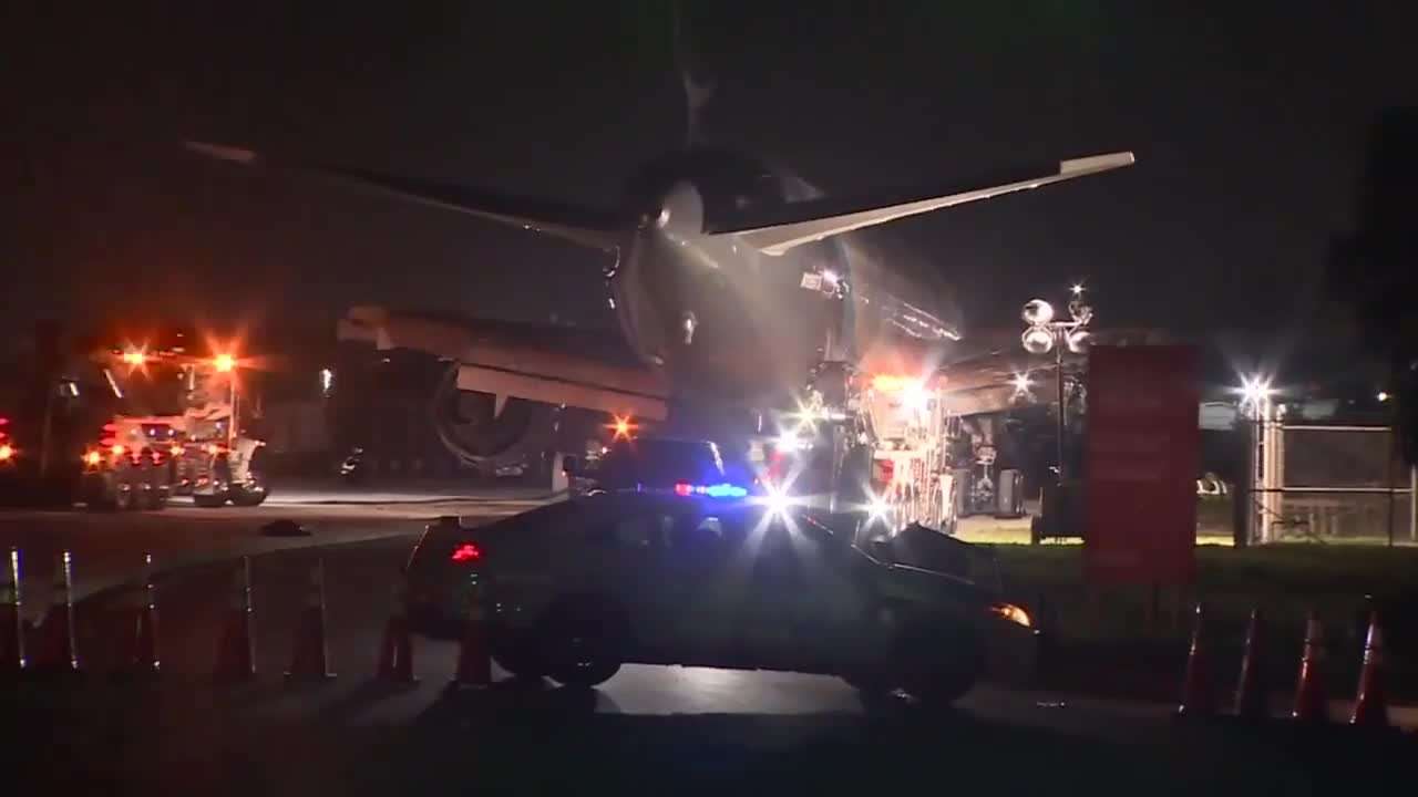 Crews make progress in removal of crashed cargo plane near MIA - WSVN 7News | Miami News, Weather, Sports