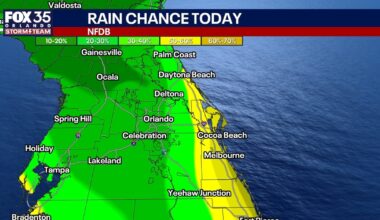 Orlando weather: Drier air moving through Central Florida