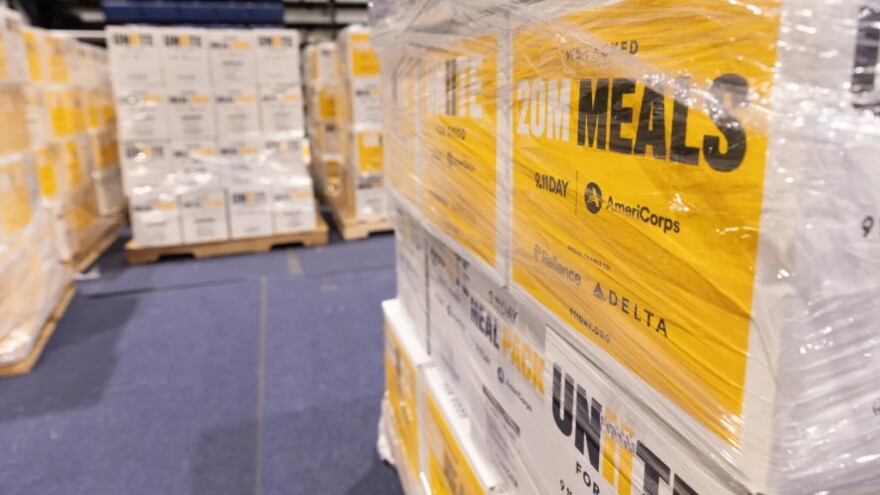 Longwood-based nonprofit U.S. Hunger provided the seasoning, rice and beans that were used to package 335,000 individual meals on Friday, Sept. 11, 2026.