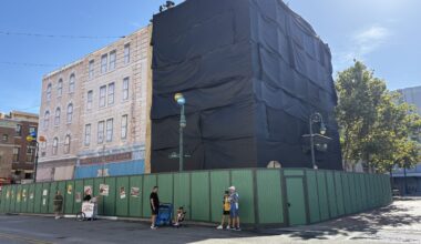 Construction Walls Extended, More Scrim and Scaffolding Installed at Universal Studios Florida
