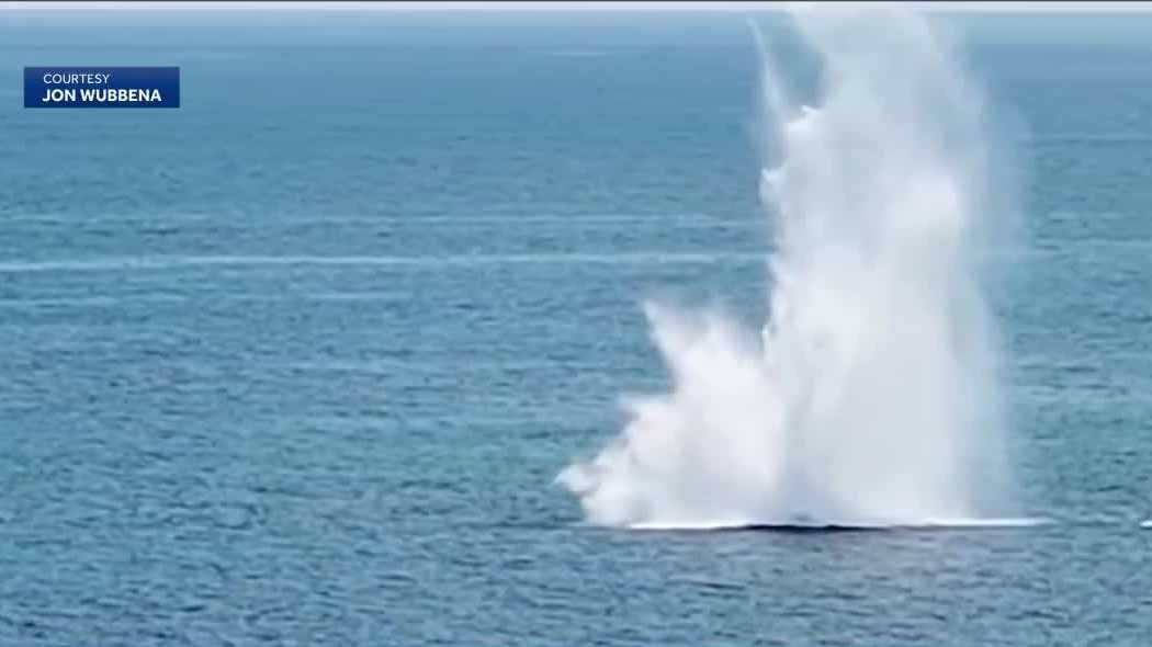 Underwater explosion off Fort Pierce coast linked to U.S. Navy