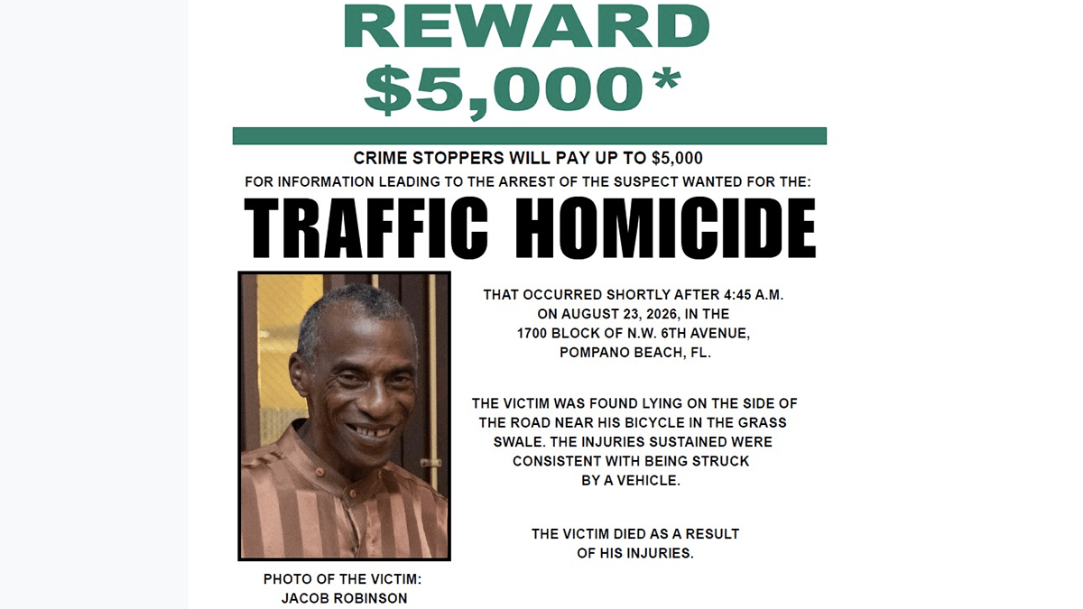 Driver sought in Pompano Beach hit-and-run that killed 71-year-old – NBC 6 South Florida