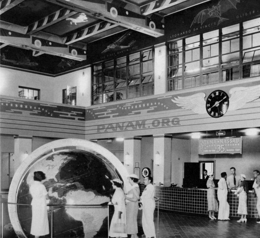 Miami City Hall during its time as a Pan Am terminal and the "gateway to Latin America" in the 1930s.