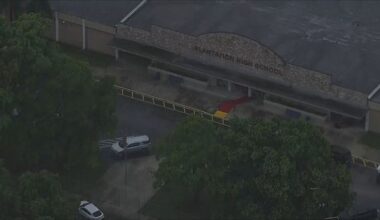 Plantation High School placed on lockdown after large fight, report of armed person, cops say