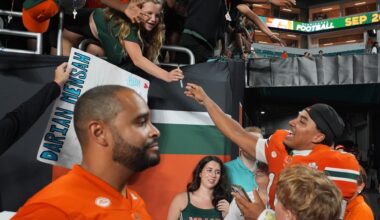 QBs Mensah at No. 5 Miami, Lopez at Wake Forest meet Friday as thriving QBs after in-ACC transfers