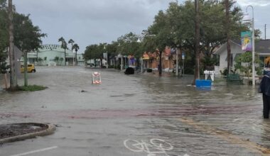 Hurricane Idalia storm surge Gulfport Florida wmnf