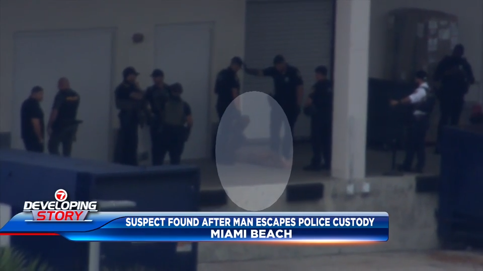 Suspect found after escaping police custody at Mount Sinai in Miami Beach, officials say - WSVN 7News | Miami News, Weather, Sports