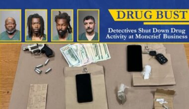 Police nab 4 for allegedly selling drugs at Price (Was) Rite Food Store on Moncrief Road