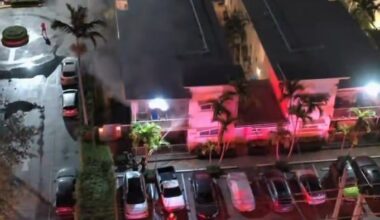 Miami firefighters prevent Venetian Drive house fire from spreading inside