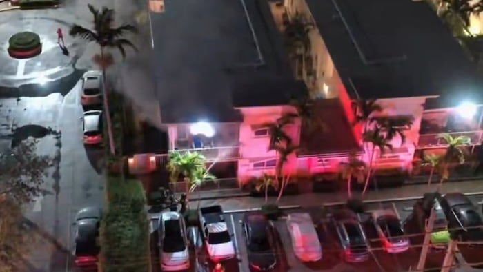Miami firefighters prevent Venetian Drive house fire from spreading inside