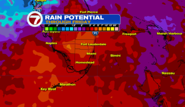 Soggy Stretch Ahead! - WSVN 7News | Miami News, Weather, Sports
