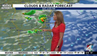 Meteorologist Michelle McCormick has your Saturday forecast