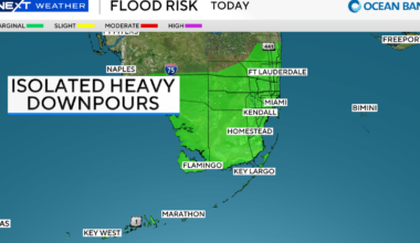 More flooding possible in South Florida as additional rounds of showers, storms roll through