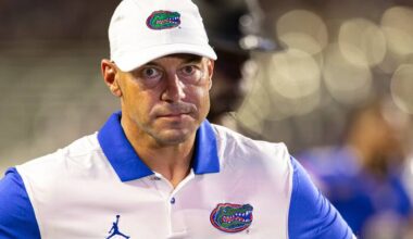 Jadan Baugh runs for 162 yards and 3 TDs, and Florida beats Auburn 44-39 on the Plains