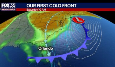 Orlando weather: Front to bring cooler, drier weather to Central Florida