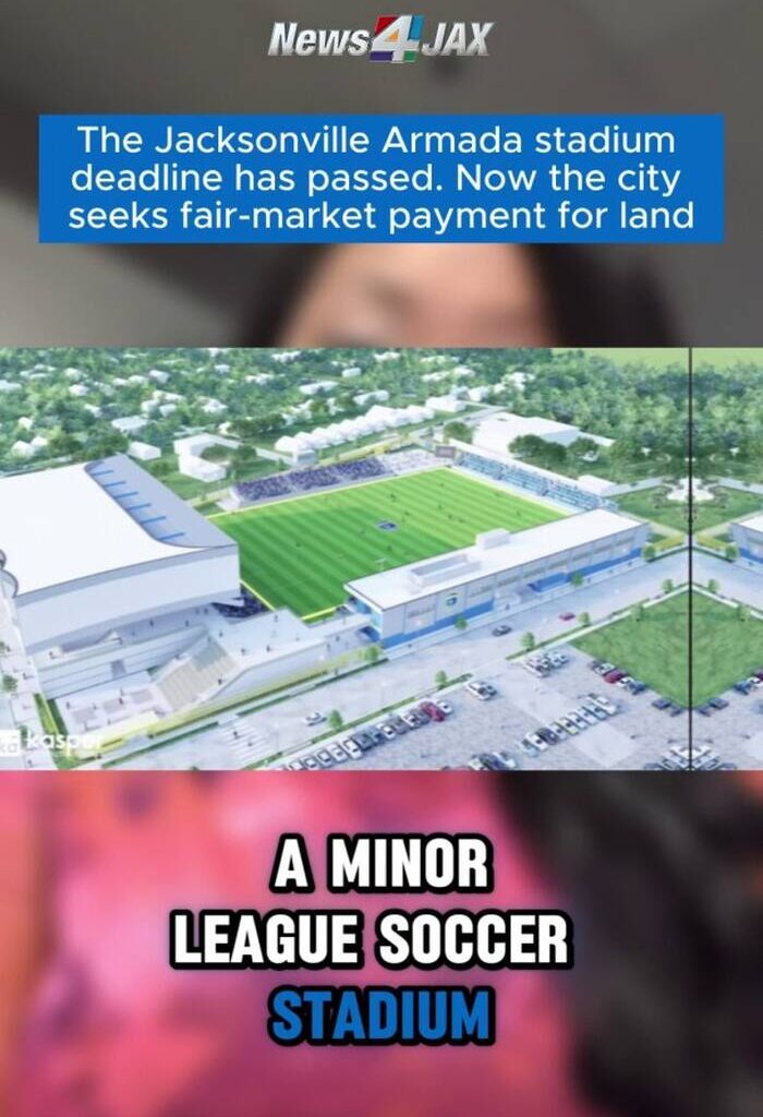 Jacksonville Armada stadium deadline passes, city seeks fair-market payment for land
