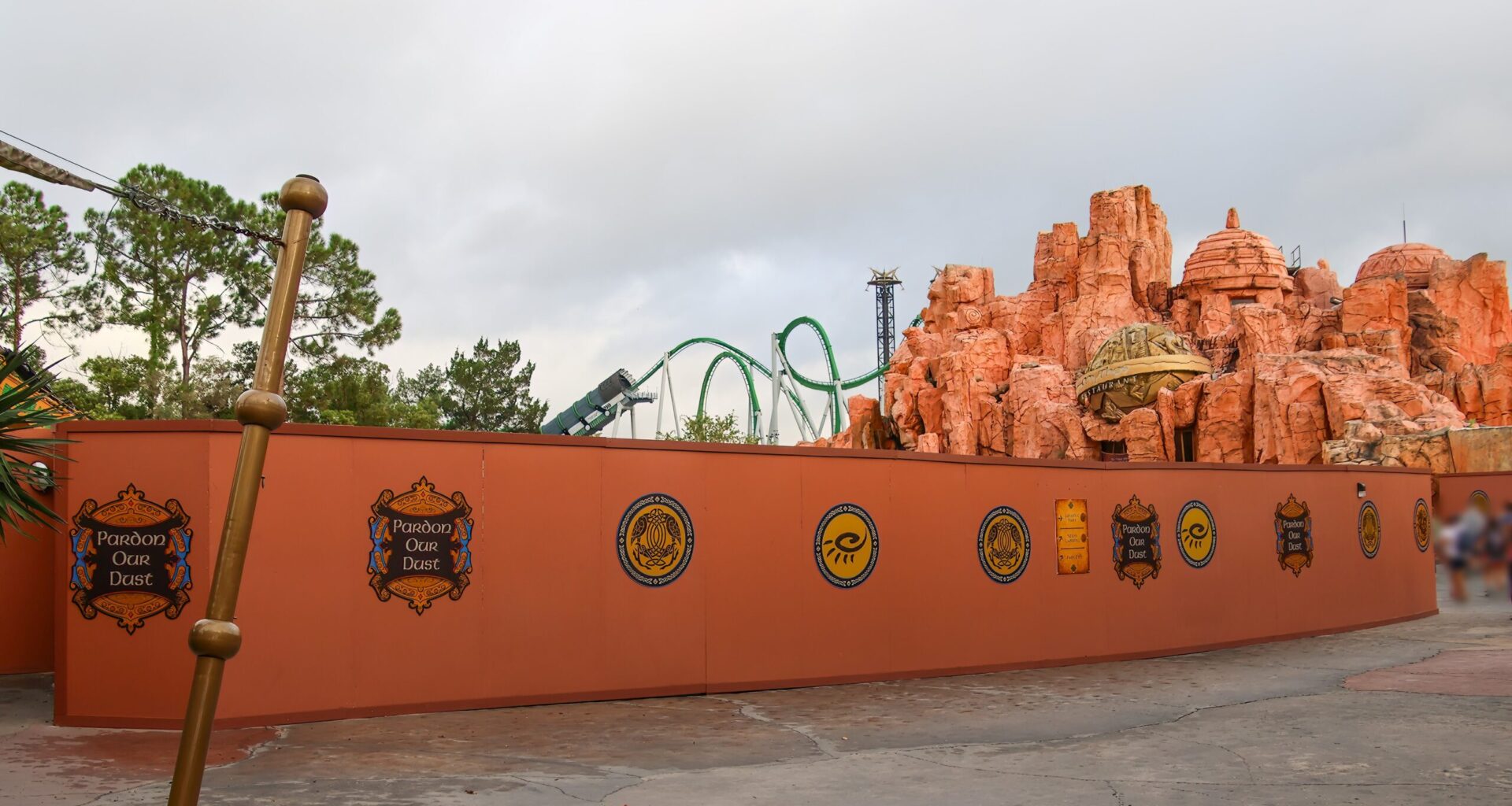 The Treasures of Poseidon gift shop in The Lost Continent at Universal Islands of Adventure has been demolished.
