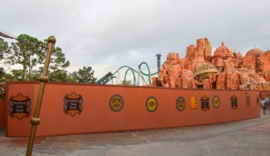 The Treasures of Poseidon gift shop in The Lost Continent at Universal Islands of Adventure has been demolished.