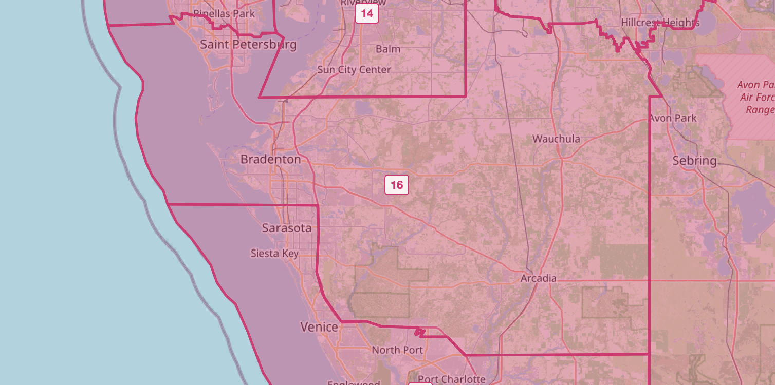 Tampa Bay's Congressional District 16 could be a lot less red than everyone thought