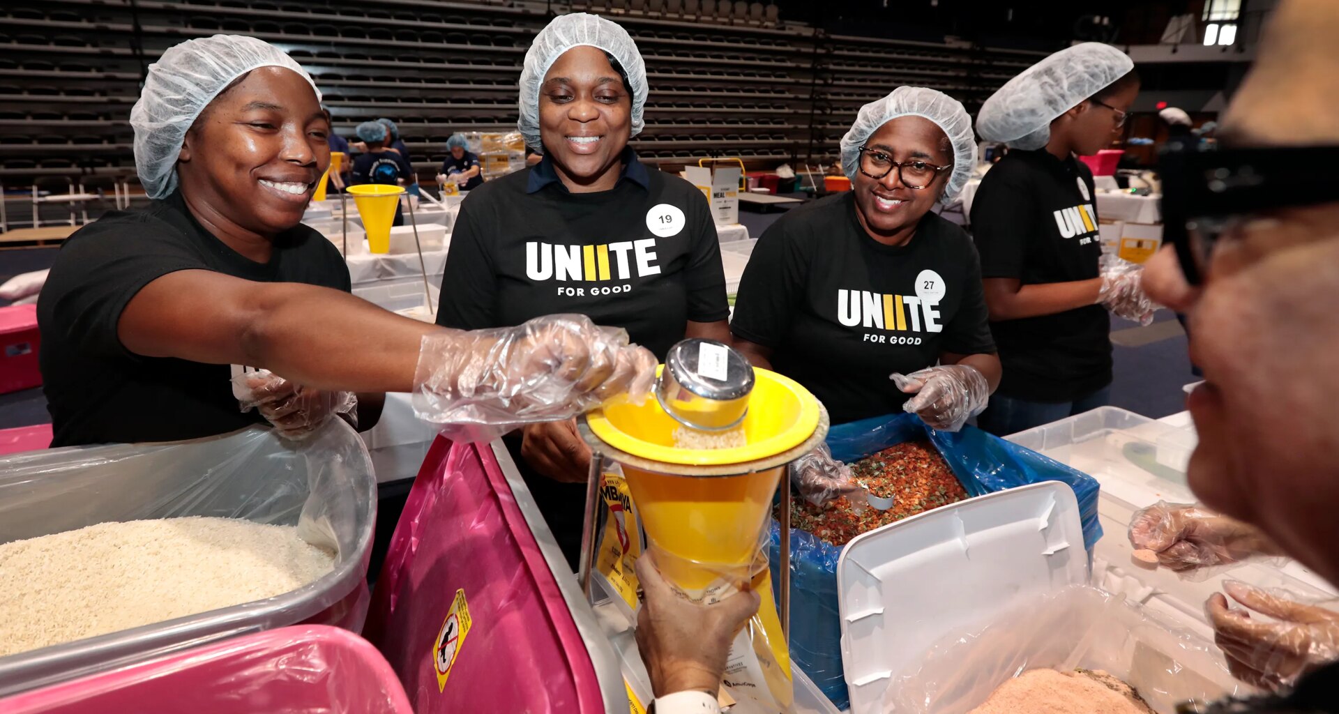 On Sept. 11 anniversary, volunteers pack meals for Jacksonville needy