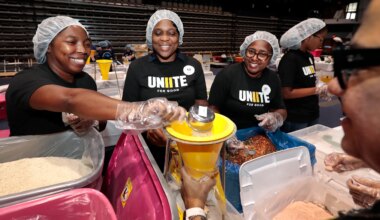 On Sept. 11 anniversary, volunteers pack meals for Jacksonville needy