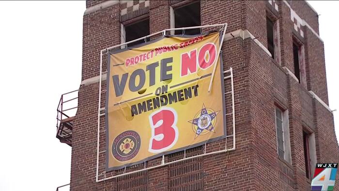 Jacksonville first responders oppose Amendment 3, warn of public safety funding cuts