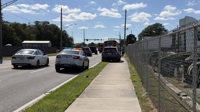 JFRD confirms no transports after crash involving school bus on Beaver Street