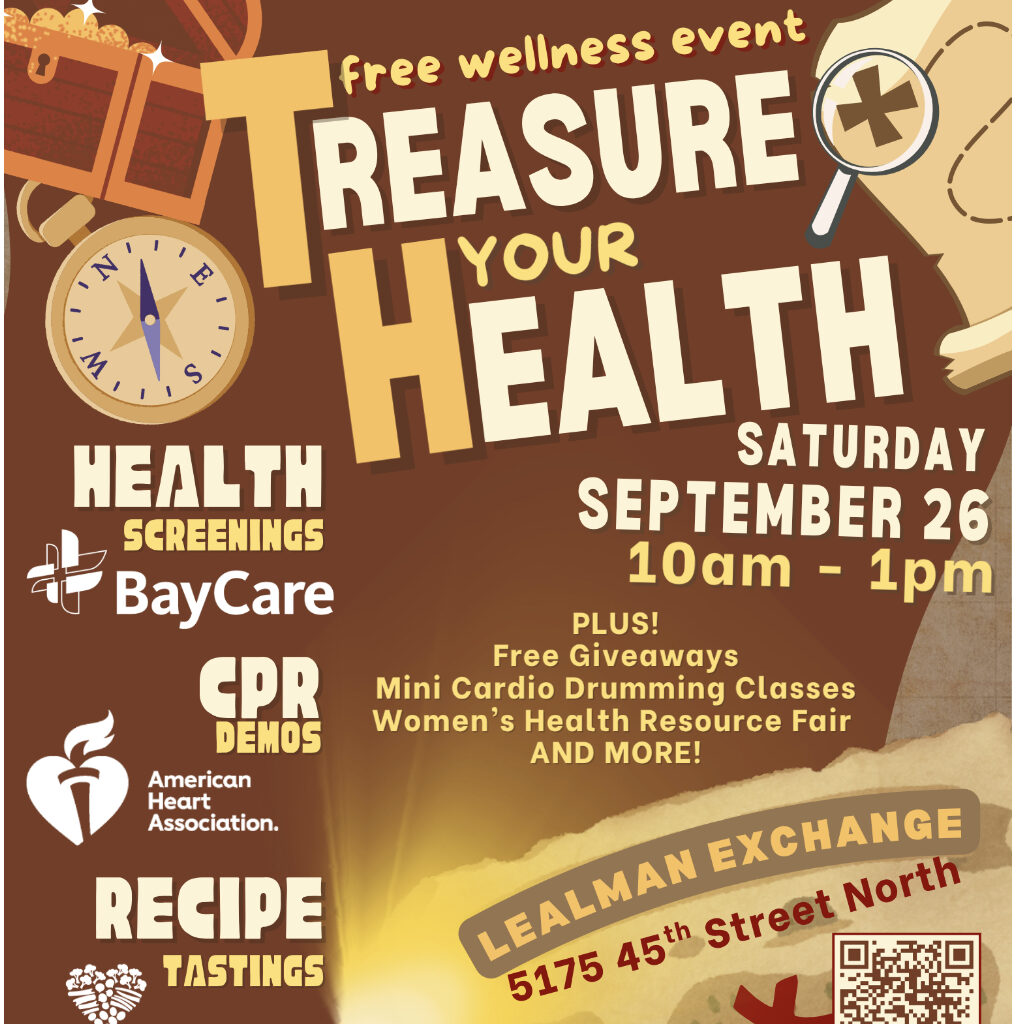 Free wellness and health screening event at Lealman Exchange on Saturday Sept. 26