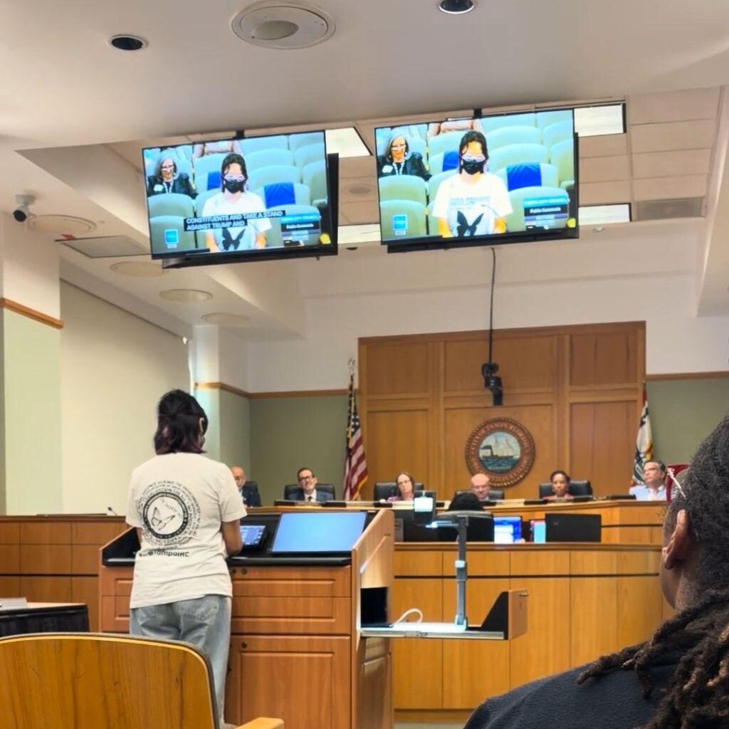 Tampa community members continue demanding end ICE collaboration — Fight Back! News