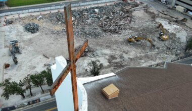Former First Baptist Church of Jacksonville auditorium demolished