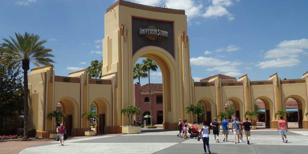 The entrance to Universal Orlando Resort's Universal Studios Florida. Universal Orlando Florida Resident Ticket