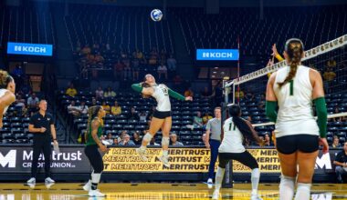 South Florida Volleyball Shocks Wichita State on Sunday