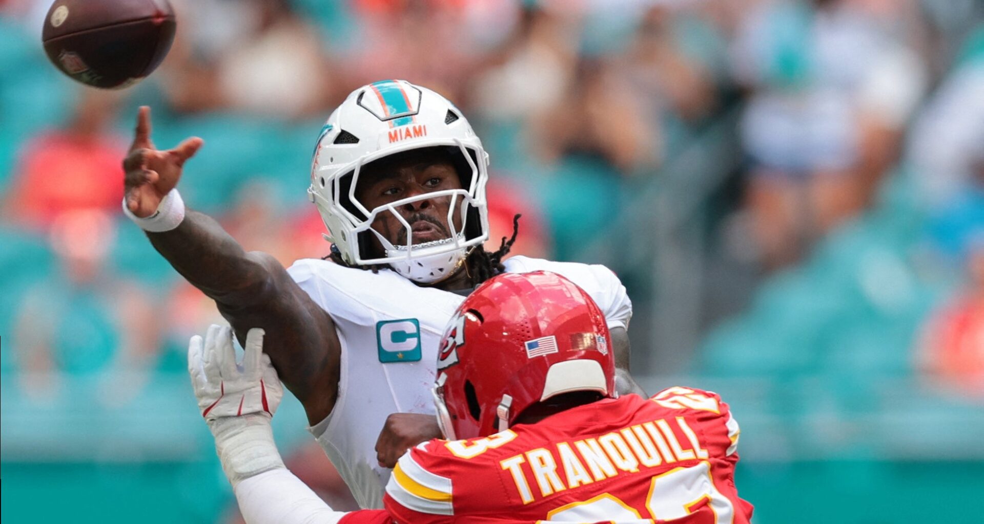 The Miami Dolphins' record hasn't changed but something else clearly did in Week 3