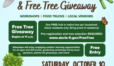 TOWN OF DAVIE HOSTS GARDENS MATTER DAY AND FREE TREE GIVEAWAY Miami’s Community News