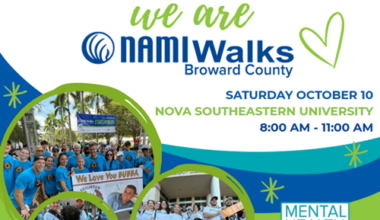 NAMI Broward Announces Record Number of Support for Annual NAMIWalks Broward Event