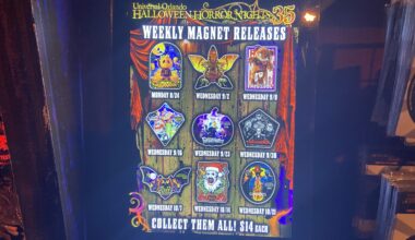 Each week of Halloween Horror Nights 35 at Universal Orlando Resort, a new magnet is released based on one of the event