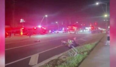 Florida teen struck by car while friends filmed haircut on median