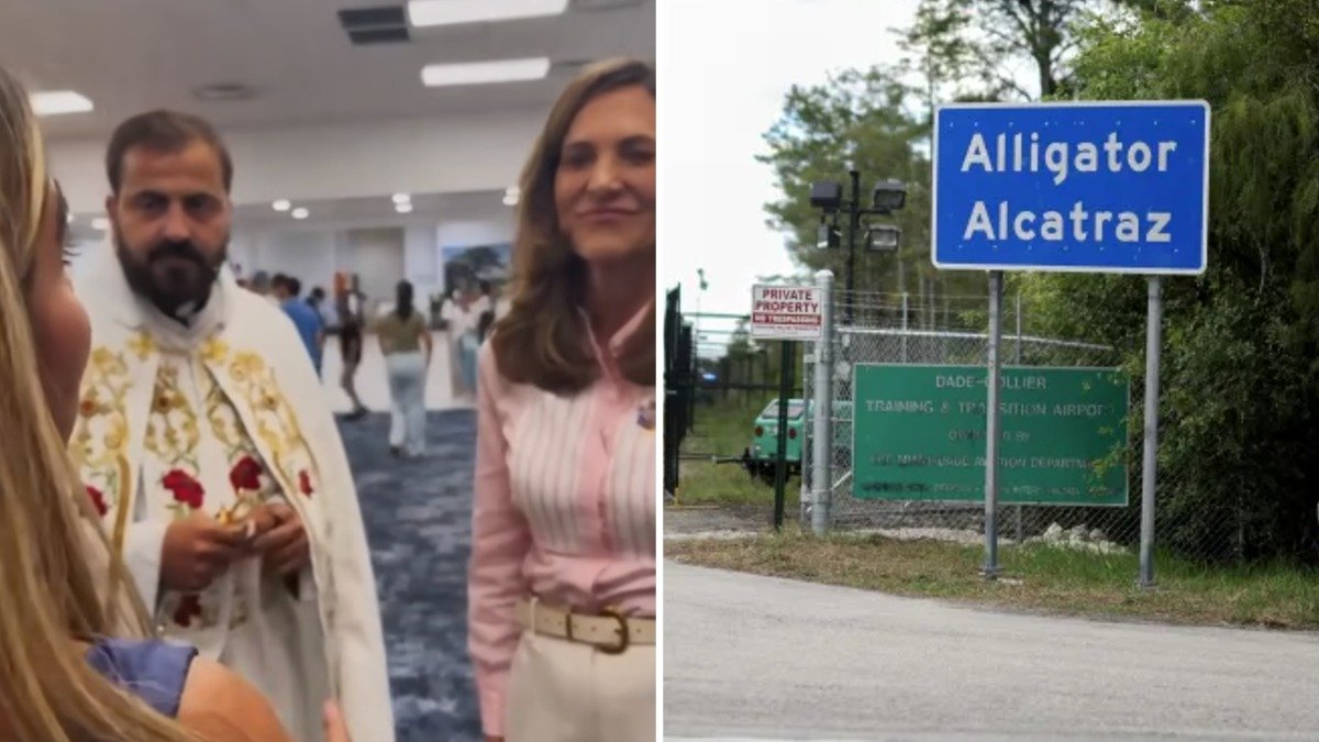 Activist confronts Rep. Maria Elvira Salazar over ‘Alligator Alcatraz’ – NBC 6 South Florida