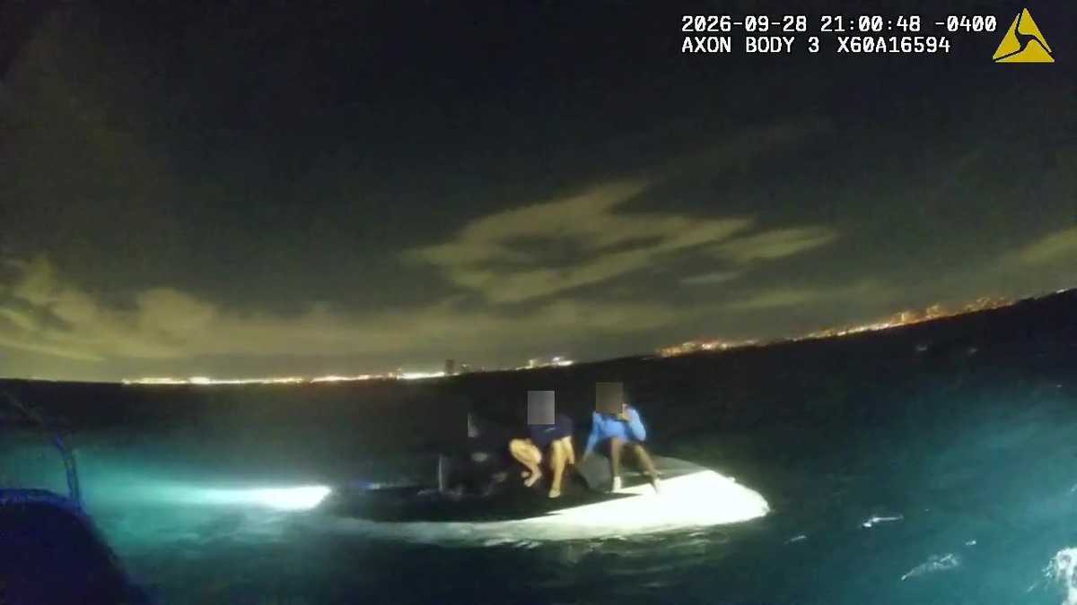 Three men rescued after boat capsizes near Port Everglades Inlet