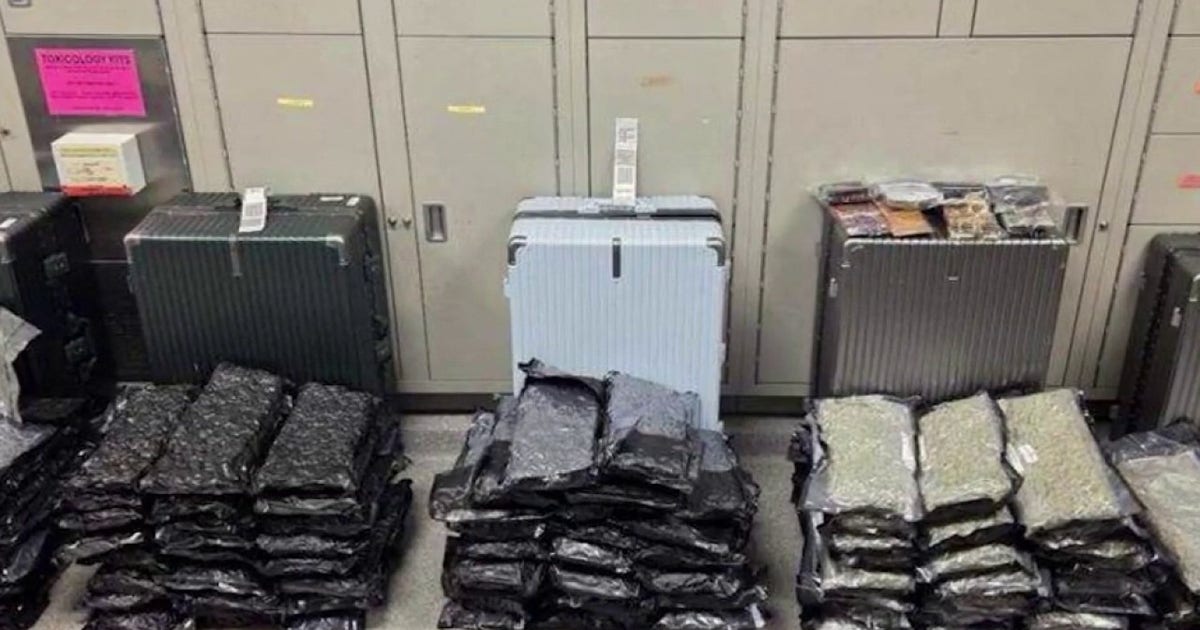 More than 200 pounds of marijuana seized in airport drug busts