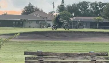 Teens on dirt bikes damage Cape Coral golf course greens