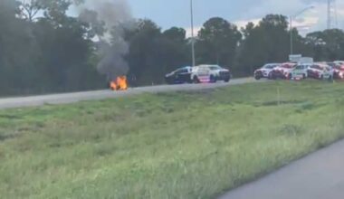 I-95 southbound closed after motorcycle crash