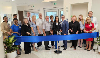 Baptist Health leaders, patients, physicians, nursing staff and board members were on hand to cut the ribbon, Aug. 27.