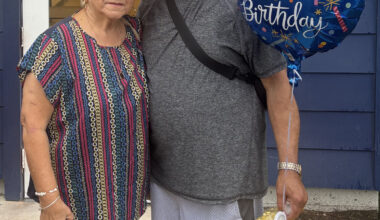 Ms. Luzmila with Mr. Arcadio