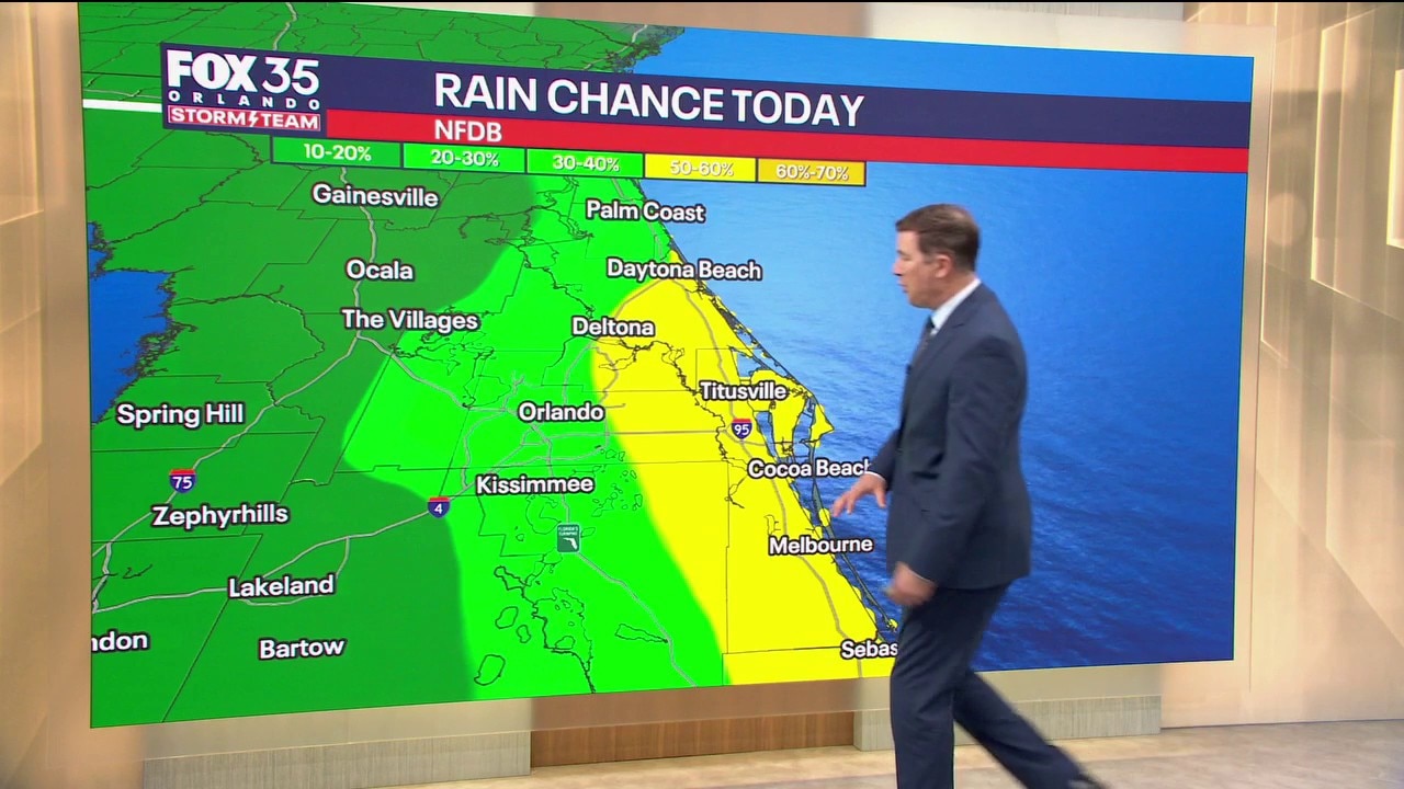 Orlando AM Weather Forecast: Rain chances on the rise