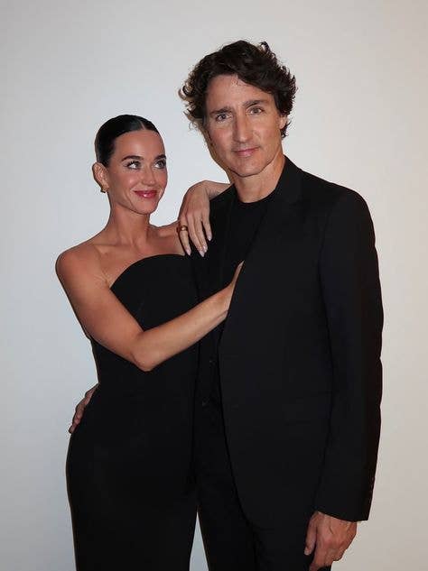 katy perry and justin trudeau cuddle up in instagram photo