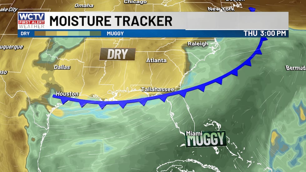 Cooler and drier air returns late week.
