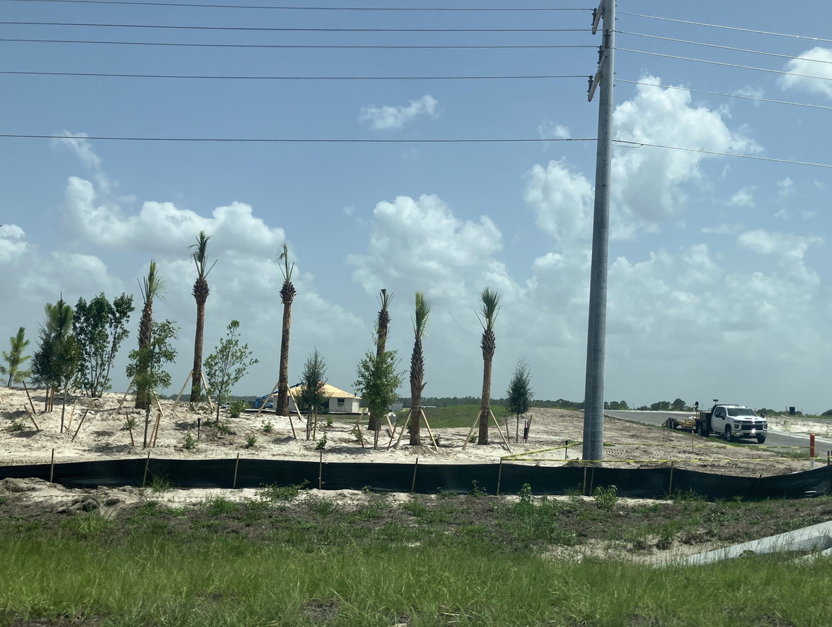 July 2026 residential real estate construction in the State Road 82 and Corkscrew Road corridor of far eastern Lee County near the Collier County line and what is known as Southwest Florida's Unbuilt Triangle.