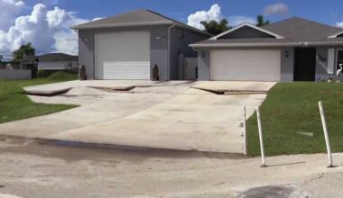 Cape Coral street sinking declared danger as city plans repairs