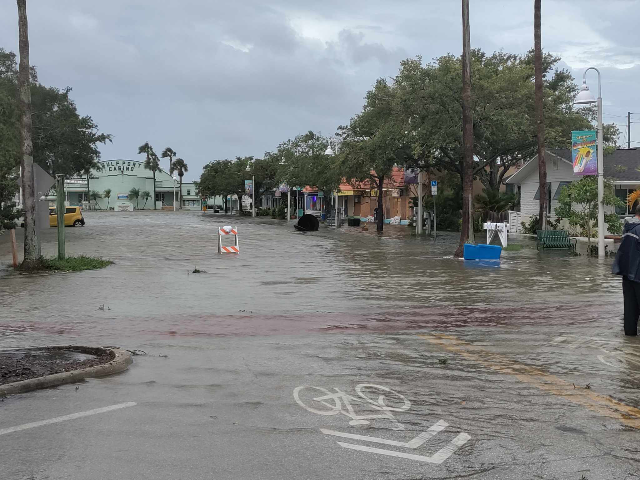 Hurricane Idalia storm surge Gulfport Florida wmnf